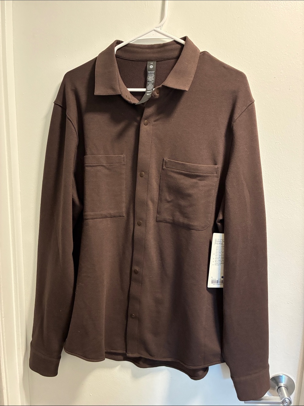 MENS Lululemon Stretch French Terry Overshirt